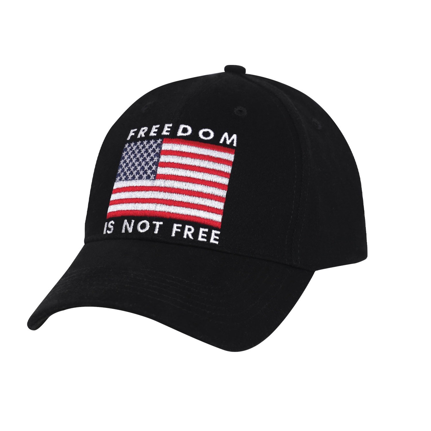 Levně ROTHCO čepice baseball FREEDOM IS NOT FREE ČERNÁ