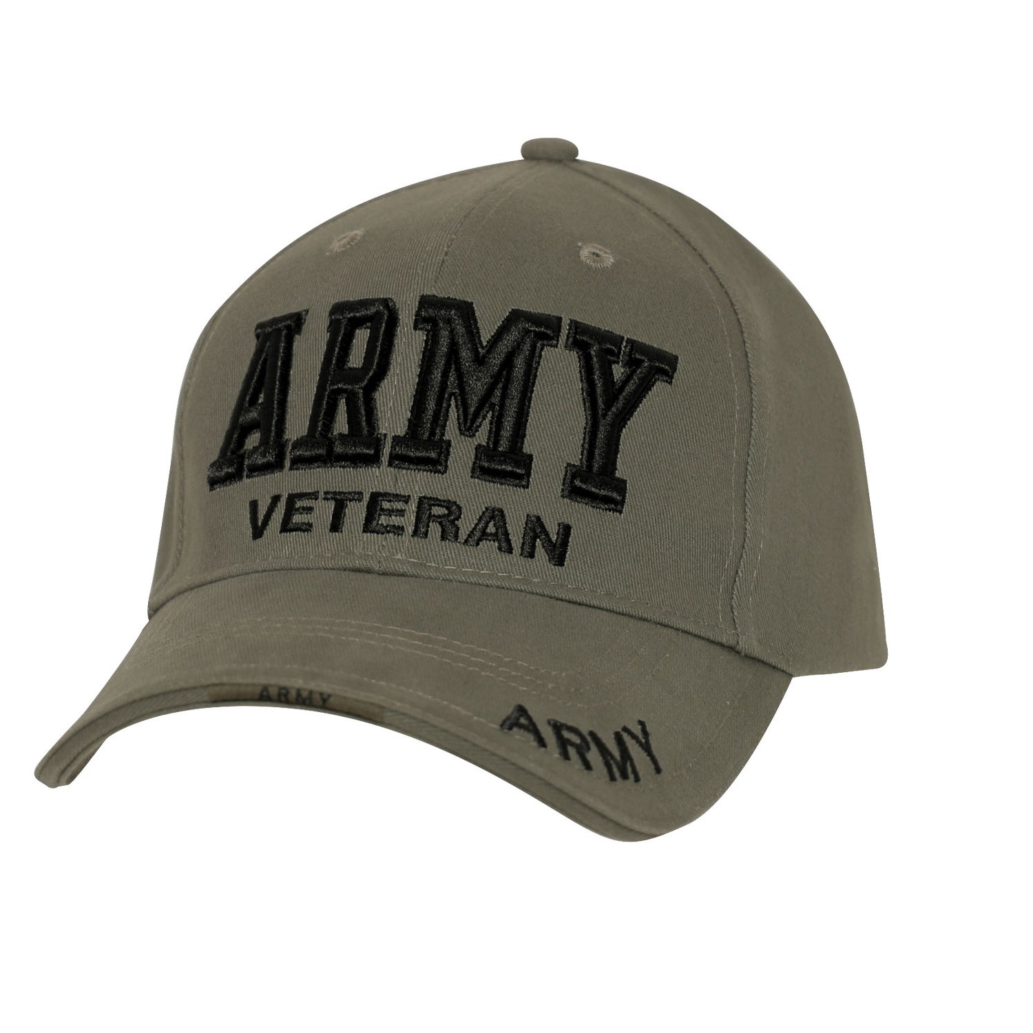 Levně ROTHCO čepice DELUXE ARMY VETERAN baseball ZELENÁ