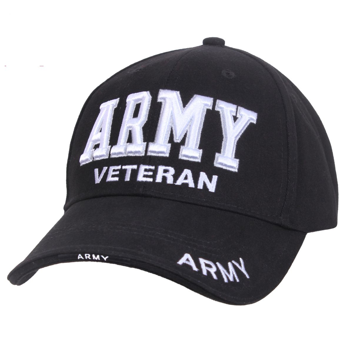Levně ROTHCO čepice DELUXE ARMY VETERAN baseball ČERNÁ
