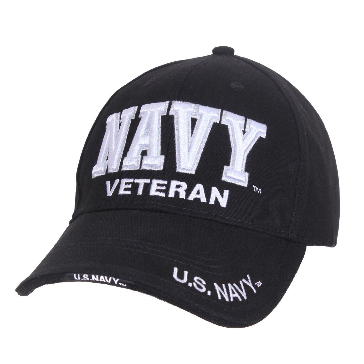 Levně ROTHCO čepice baseball NAVY VETERAN ČERNÁ