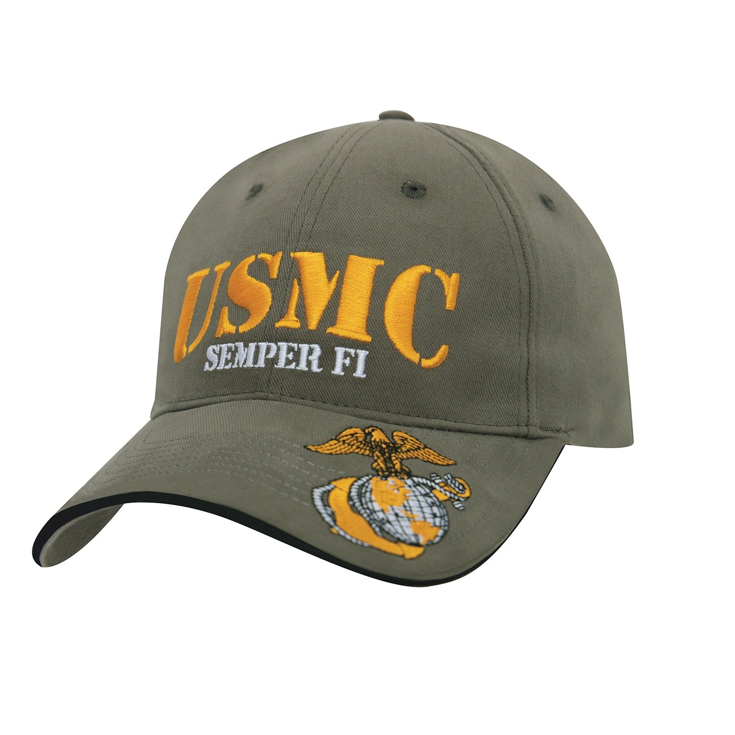 Levně ROTHCO čepice USMC SEMPER FI baseball ZELENÁ