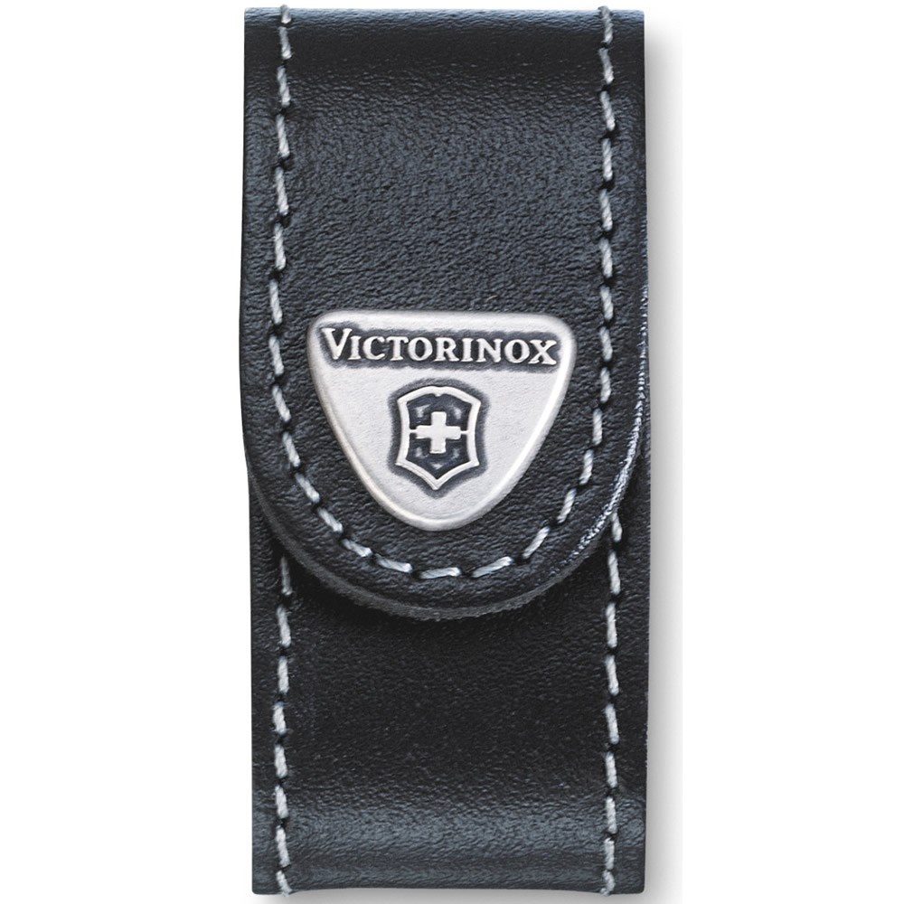 Levně VICTORINOX pouzdro kožené FLASH na opasek ČERNÉ