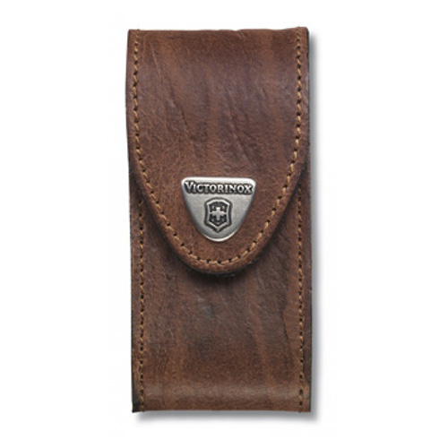 Levně VICTORINOX pouzdro kožené na nůž 91mm 5-8 čtvercové HNĚDÉ