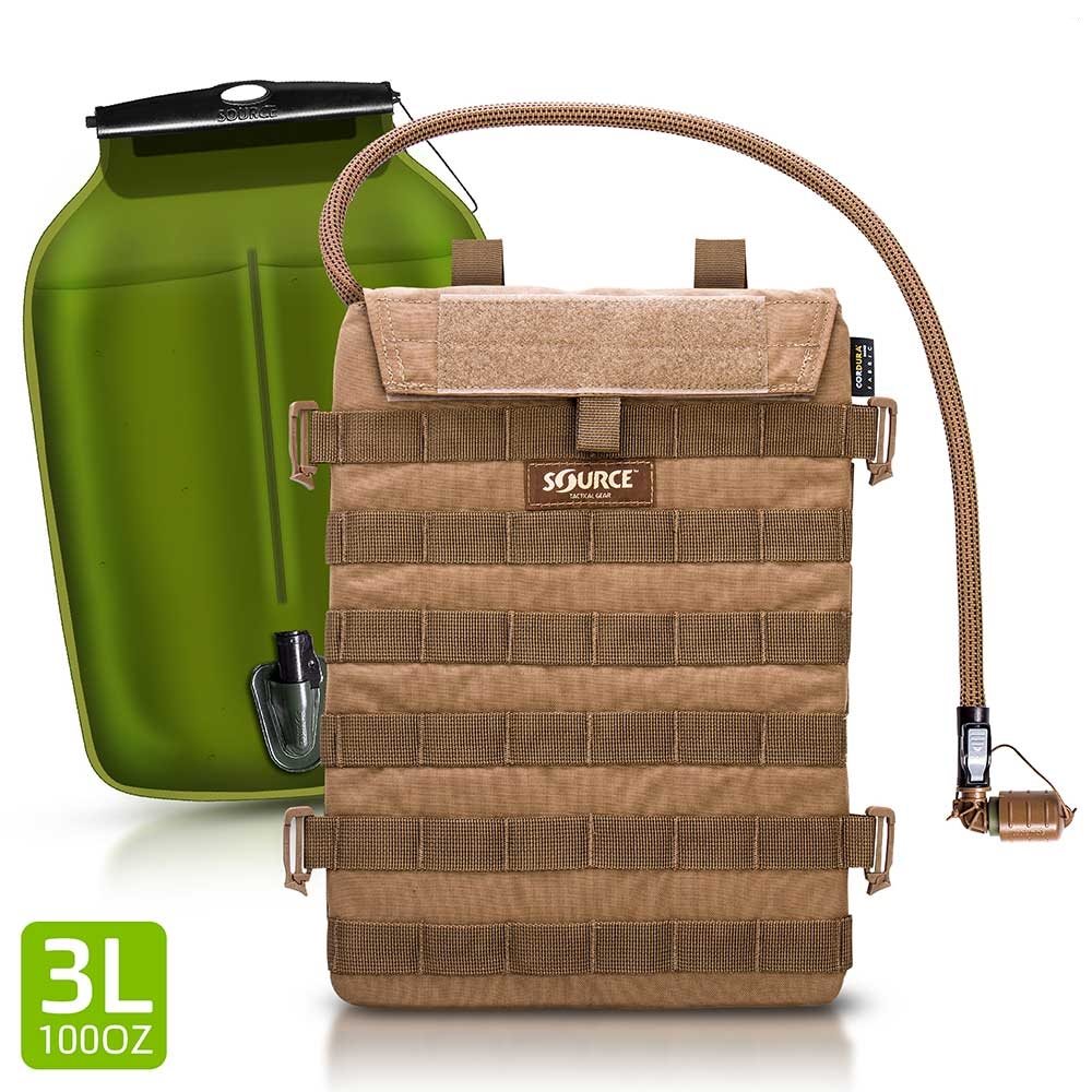 Levně SOURCE batoh hydratační RAZOR 3L COYOTE