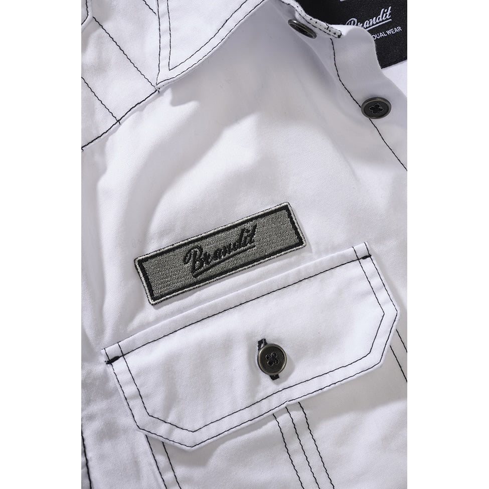 Košile LUIS VINTAGE dlouhý rukáv OLD WHITE BRANDIT 4023-7 L-11