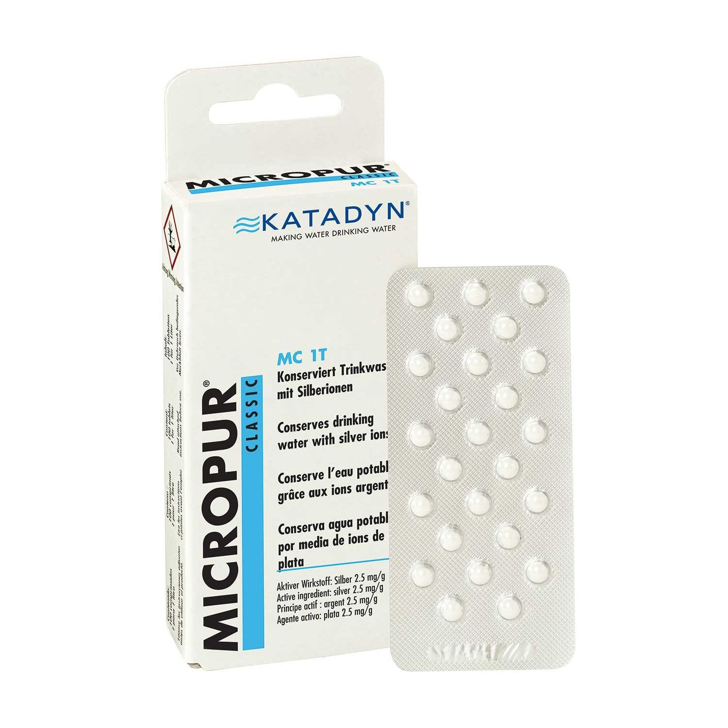 Levně Katadyn tablety pro konzervaci vody MICROPUR CLASSIC MC 1T 100 tablet