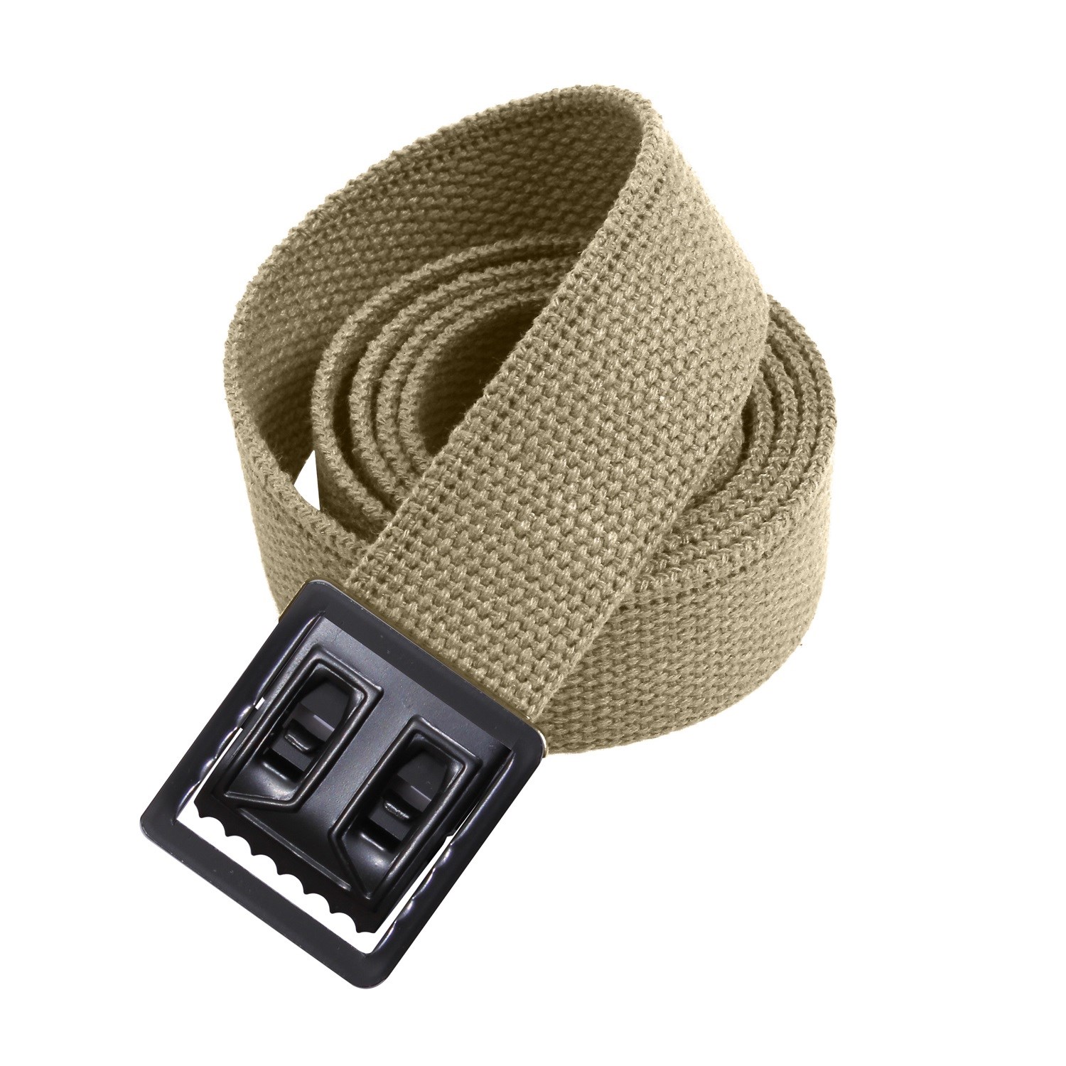 Levně ROTHCO opasek KHAKI s černou provlíkací sponou 135 cm