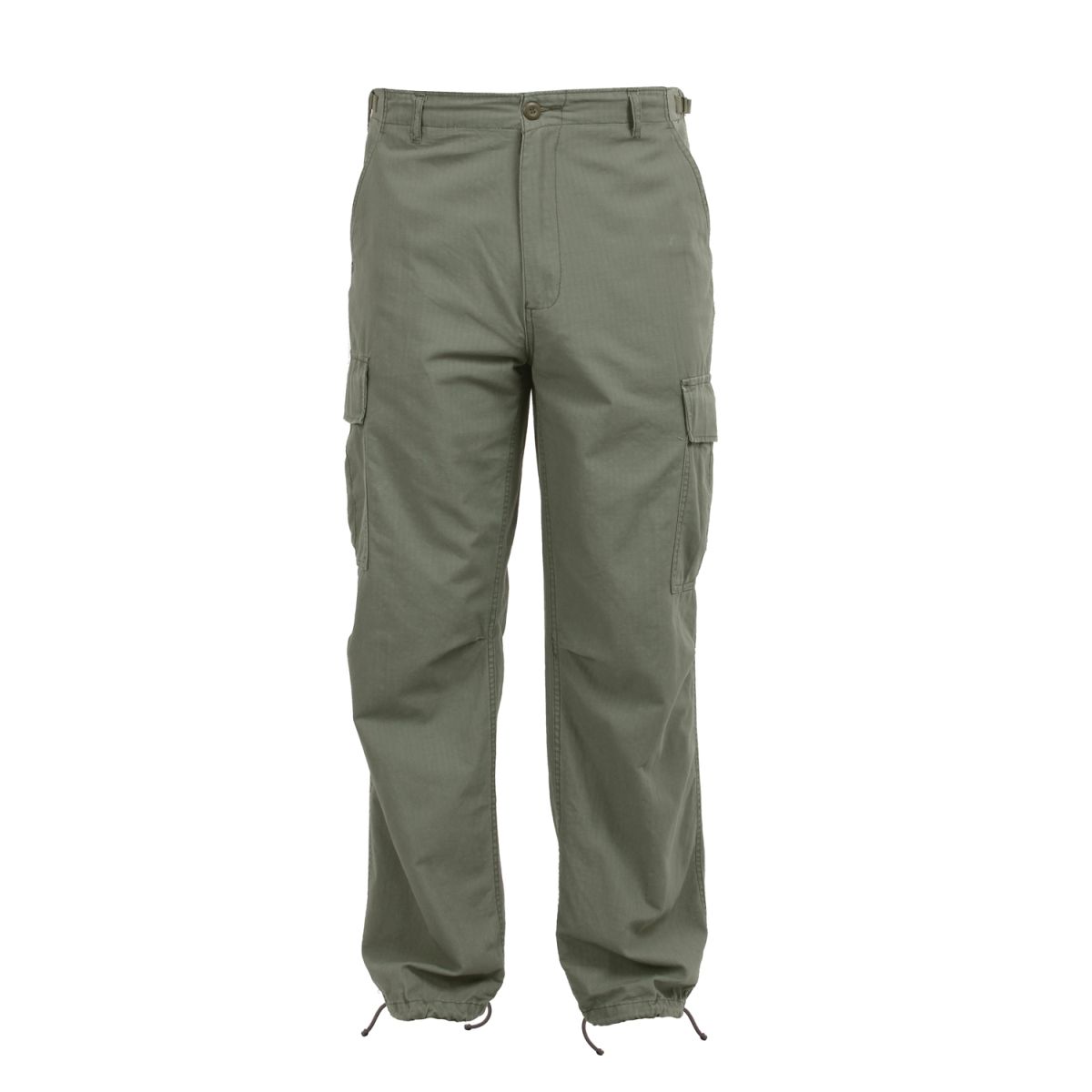 Levně Kalhoty VINTAGE VIETNAM ERA ZELENÉ