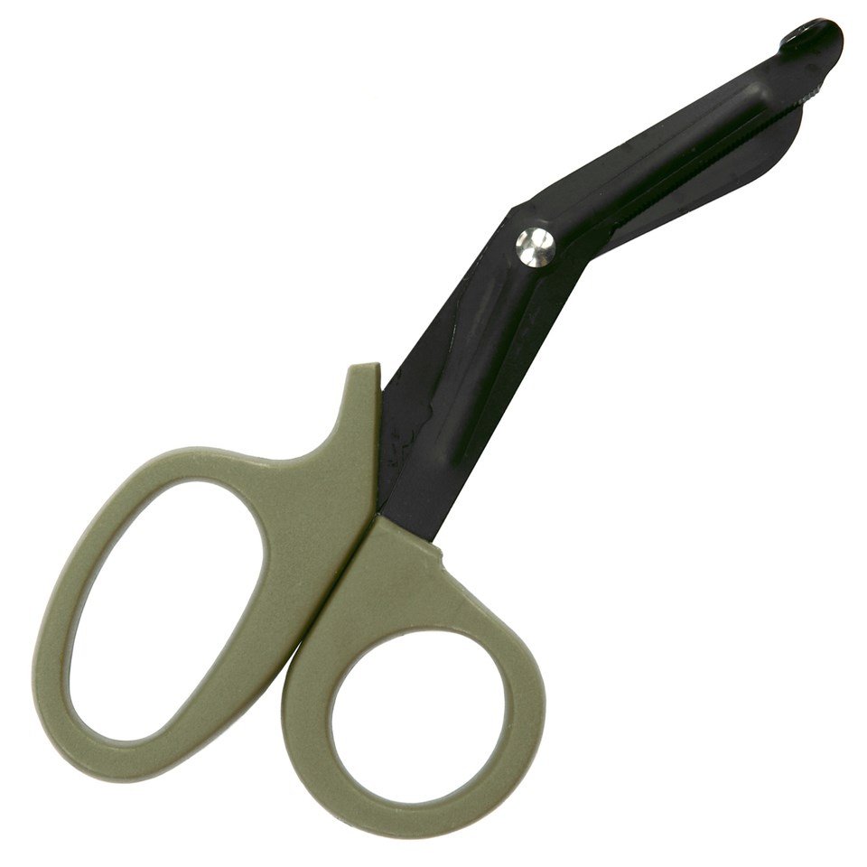 Levně 101INC nůžky záchranářské zdravotní HEAVY DUTY JFO11 ZELENÉ
