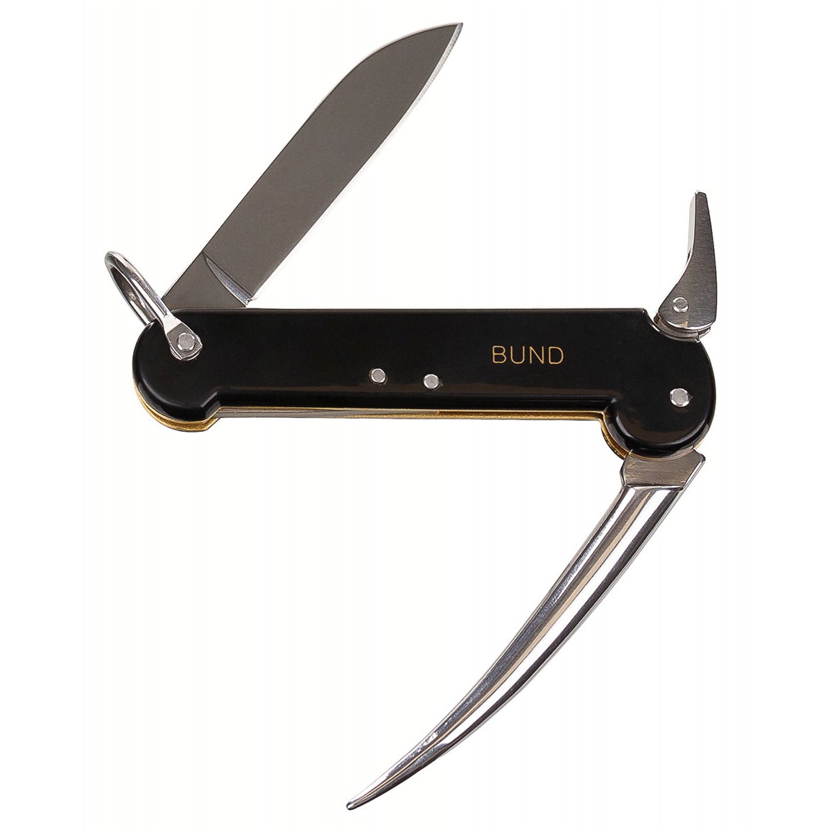 Levně FOX Outdoor nůž zavírací BW MARINE/MECHANIK s bodcem ČERNÝ repro
