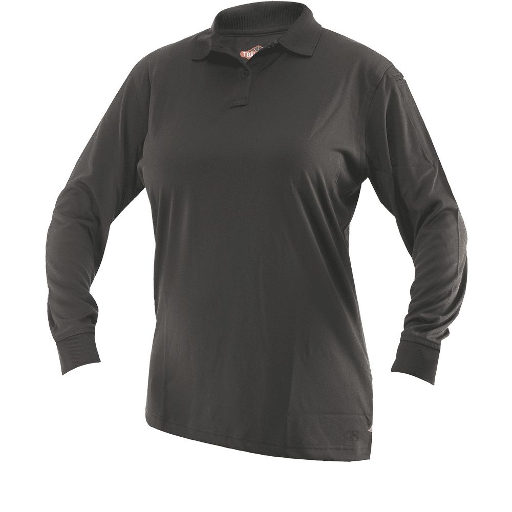 Polokošile dámská 24-7 PERFORMANCE dlouhý rukáv ČERNÉ vel.3XL