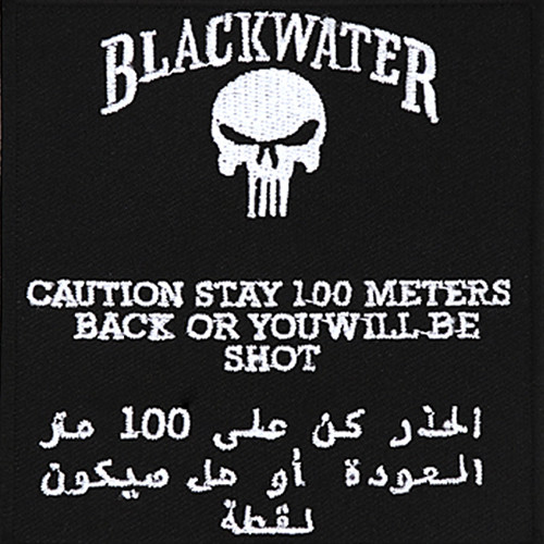 Nášivka BLACKWATER 100 metrů