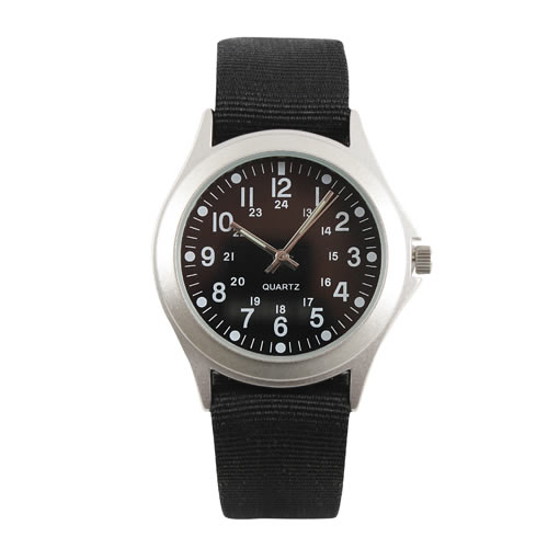 Levně ROTHCO hodinky MILITARY QUARTZ ČERNÉ