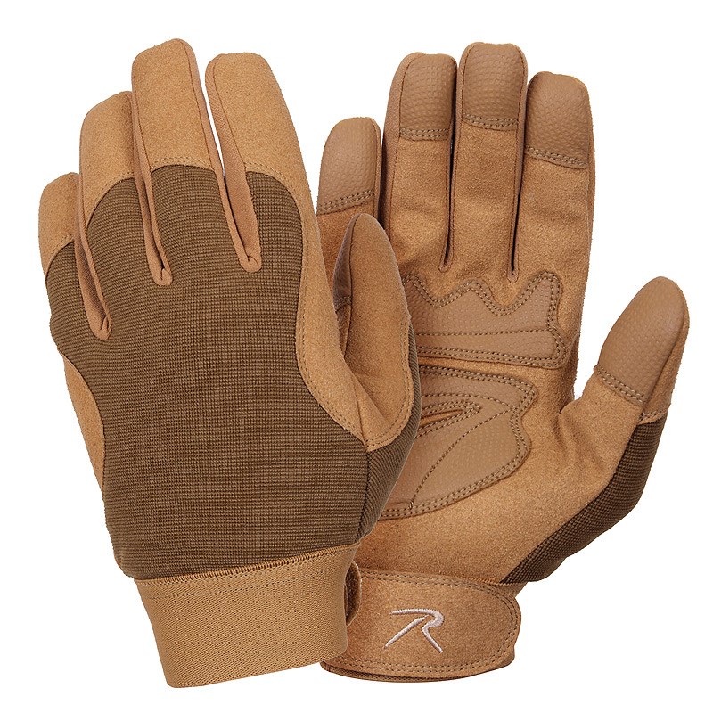 Levně Rukavice MILITARY MECHANICS COYOTE BROWN