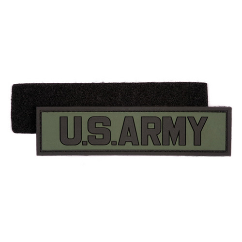 Levně Nášivka U.S. ARMY plast velcro ZELENÁ