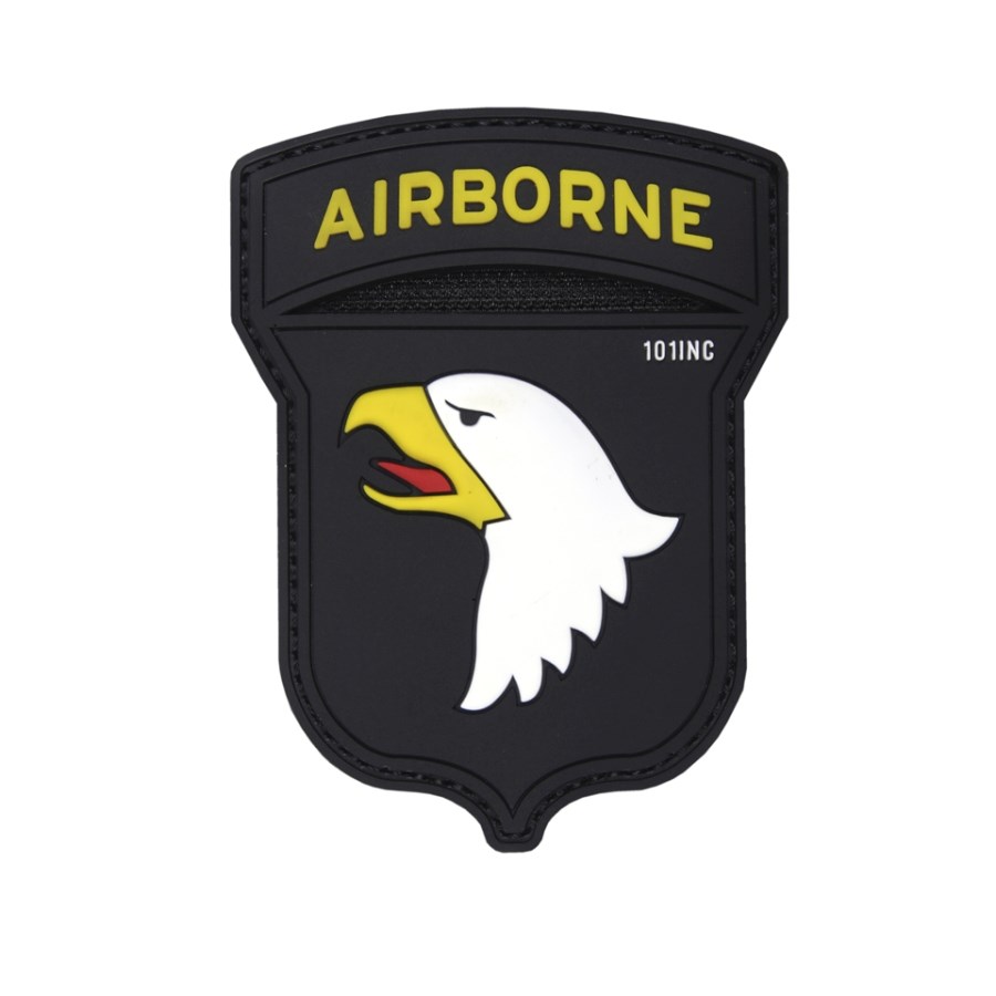 Levně 101INC nášivka 3D plastová AIRBORNE 101 barevná