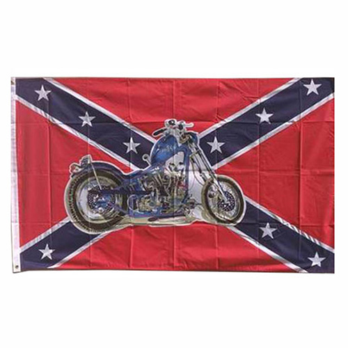 Levně Vlajka REBEL MOTO