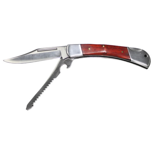 Nůž zavírací s pilkou HUNTER 22 cm