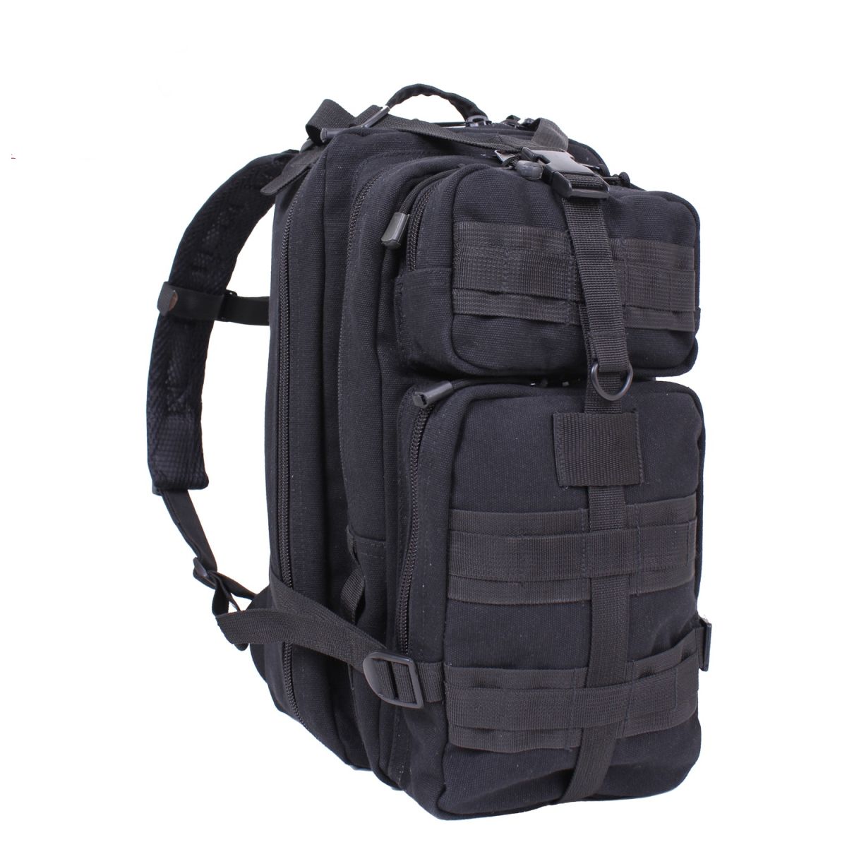 Levně ROTHCO batoh TACTICANVAS GO PACK plátěný ČERNÝ