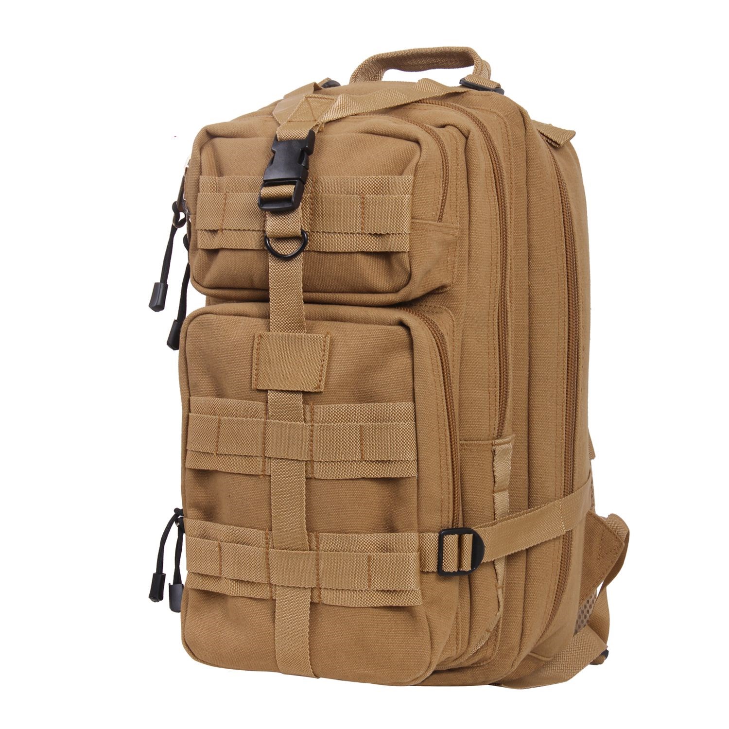 Levně ROTHCO batoh TACTICANVAS GO PACK plátěný COYOTE