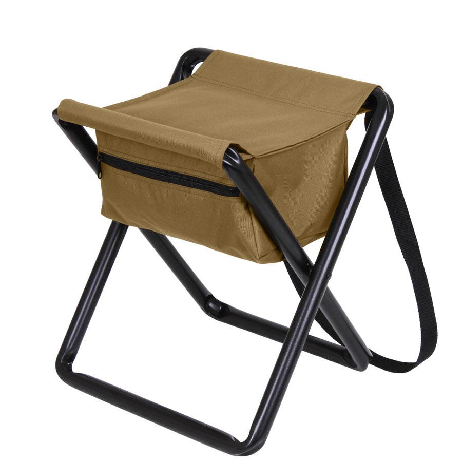 Levně ROTHCO stolička DELUXE skládací s vakem COYOTE