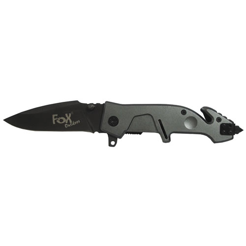 Levně FOX Outdoor nůž zavírací FOX 24 cm ŠEDÝ