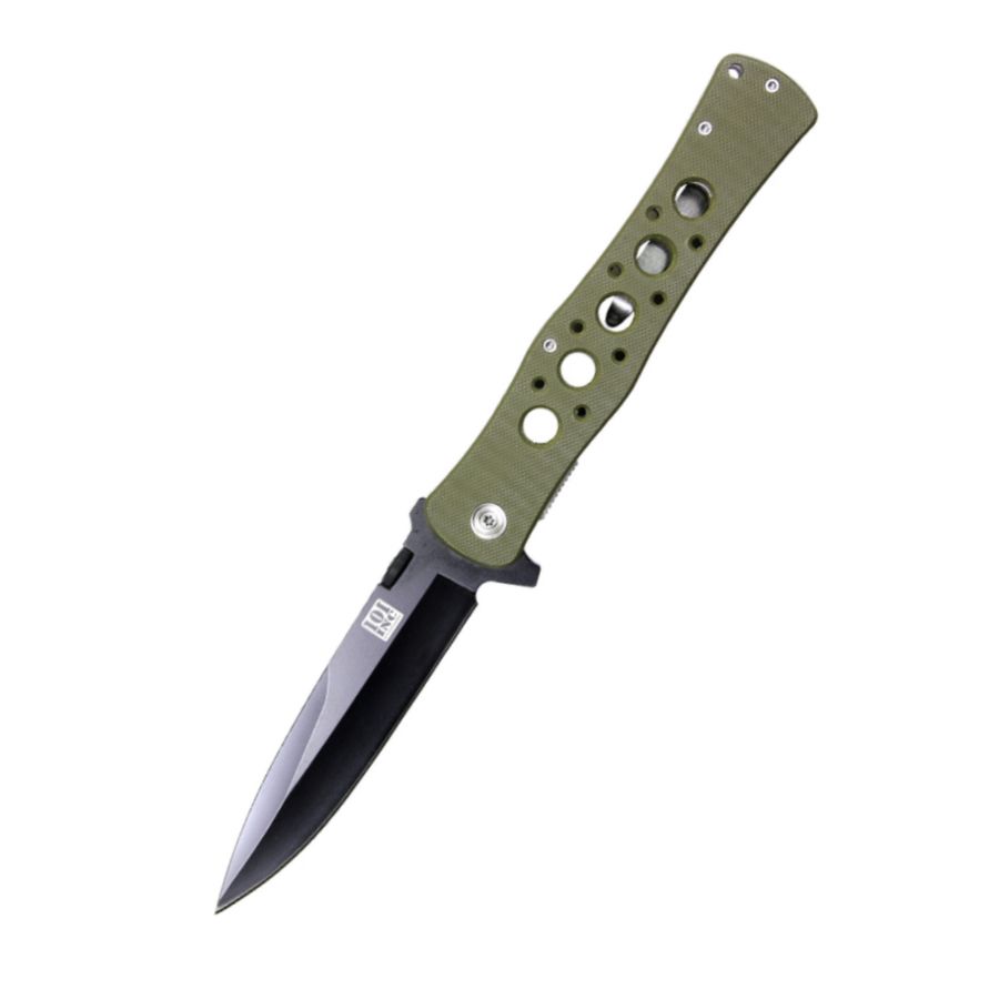 Levně 101INC nůž zavírací SHADOW H219 hladké ostří ZELENÁ rukojeť