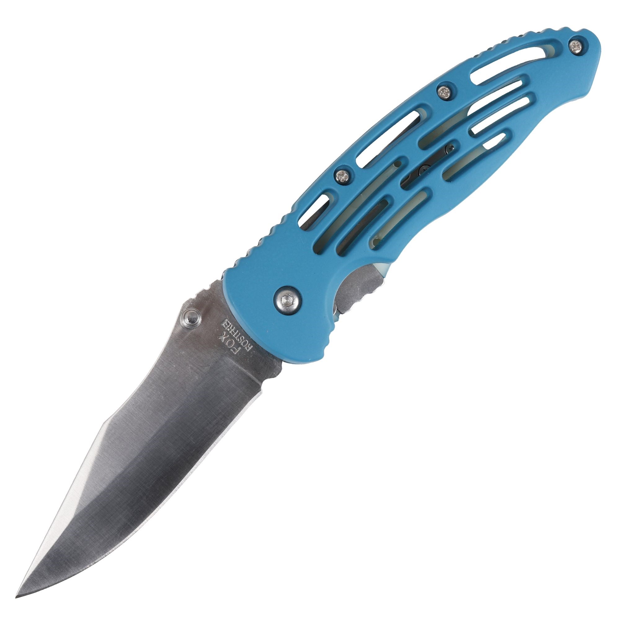 Levně FOX Outdoor nůž zavírací čepel 20x8,5cm MODRÝ