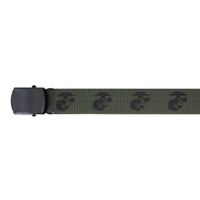 Levně ROTHCO opasek GLOBE & ANCHOR 135 cm ZELENÝ