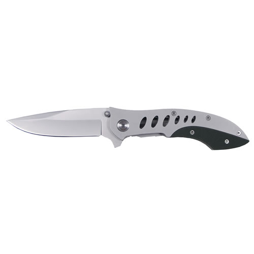 Levně FOX Outdoor nůž zavírací 20,5x8,5 perforovaný ČERNÝ