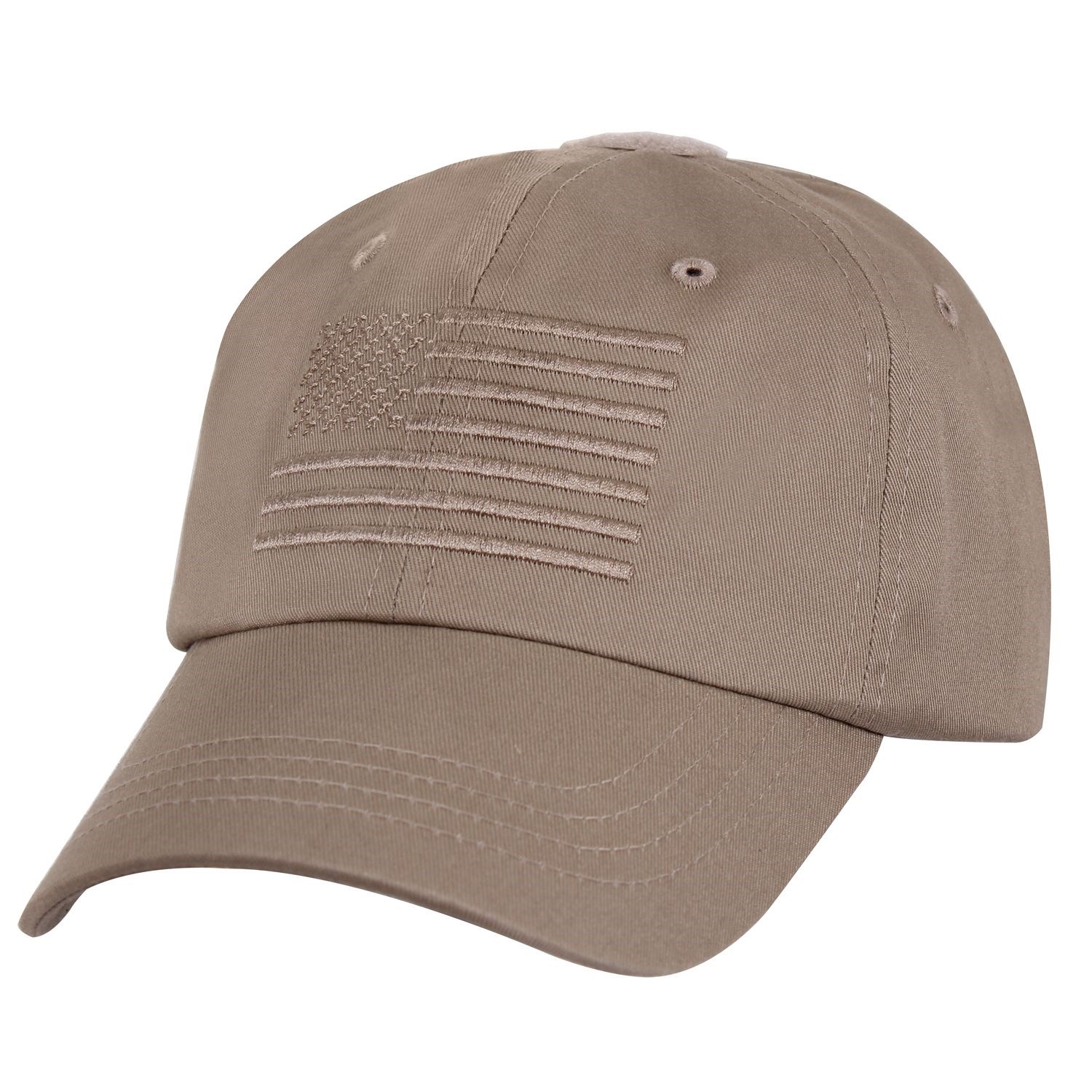 Levně ROTHCO čepice baseball TACTICAL OPERATOR vlajka US KHAKI