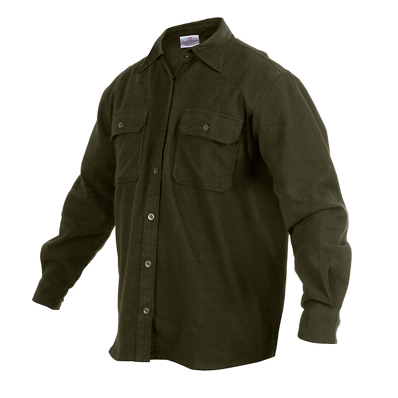 Levně Košile dřevorubecká FLANNEL ZELENÁ