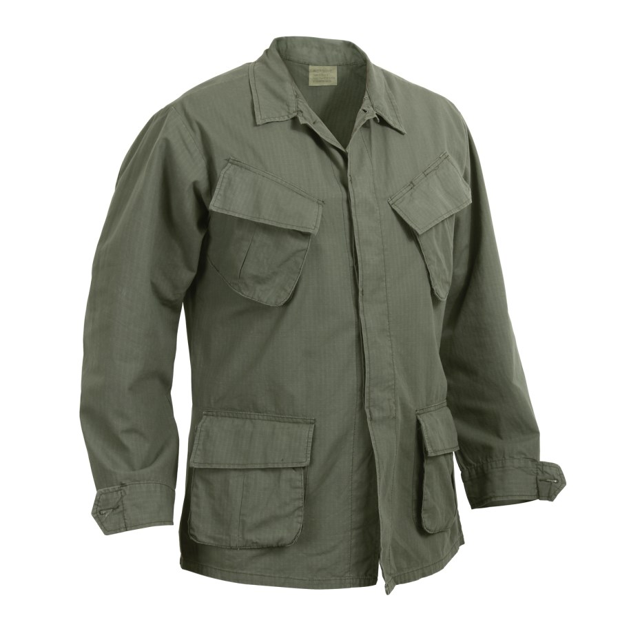 Levně Blůza VINTAGE VIETNAM FATIGUE ZELENÁ