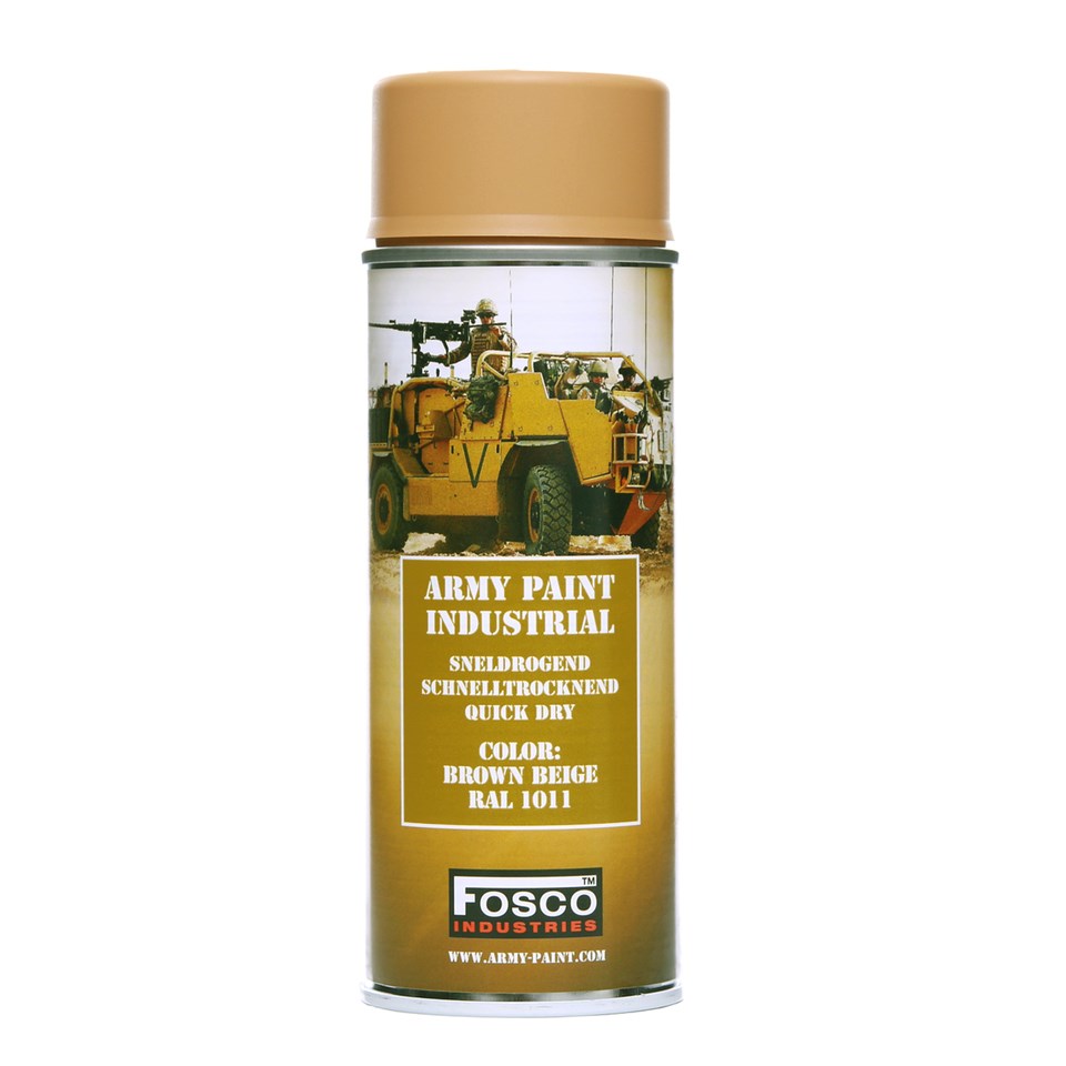 Levně FOSCO barva ARMY ve spreji 400ml RAL 1011 BROWN BEIGE