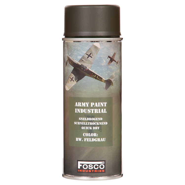 Levně FOSCO barva ARMY ve spreji 400ml RAL 6006 BW ŠEDÁ FELDGRAU