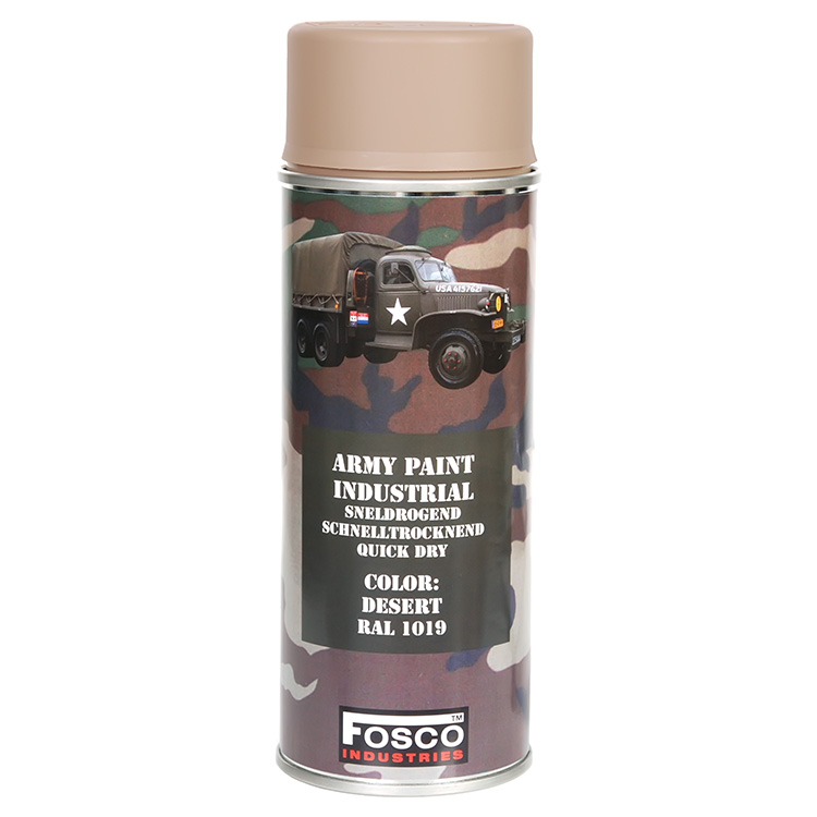 Levně FOSCO barva ARMY ve spreji 400ml RAL 1019 PÍSKOVÁ DESERT