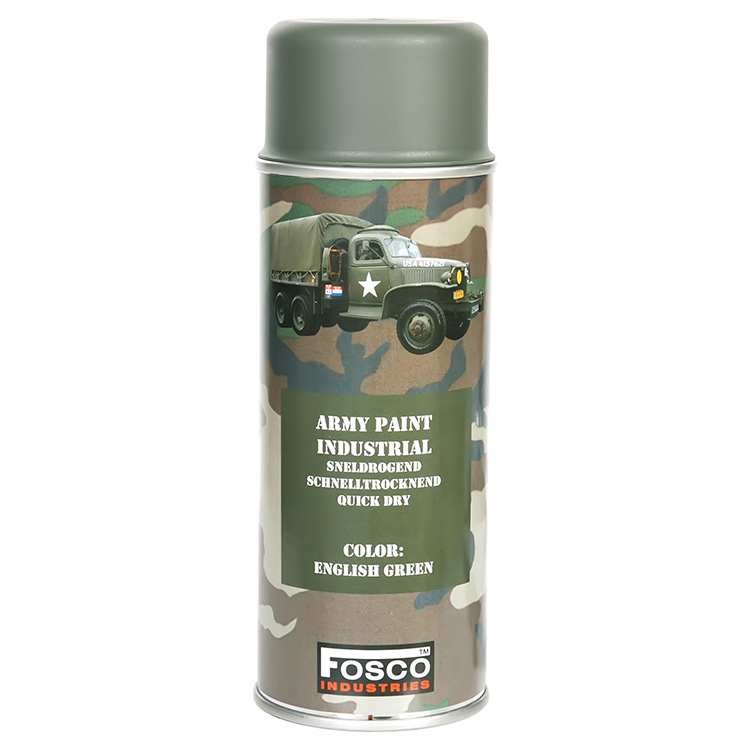 Levně FOSCO barva ARMY ve spreji 400ml ZELENÁ ANGLICKÁ