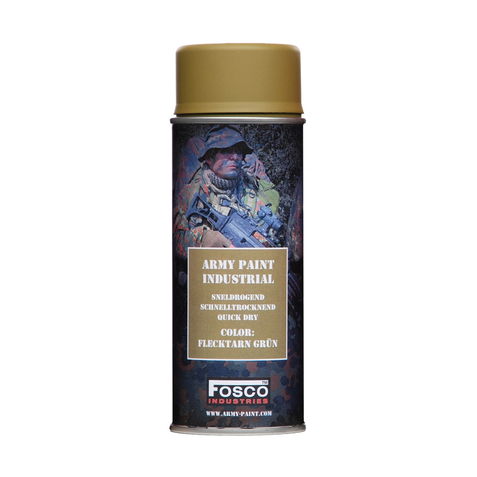Levně FOSCO barva ARMY ve spreji 400ml FLECKTARN ZELENÁ