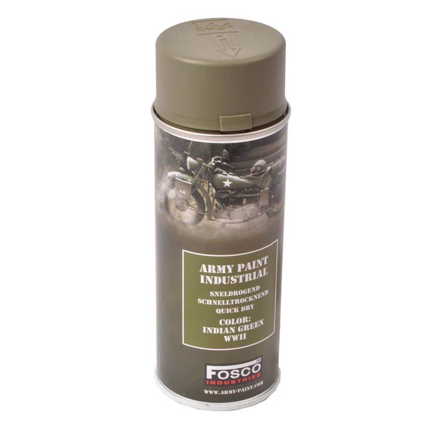 Levně FOSCO barva ARMY ve spreji 400ml INDIAN GREEN WWII