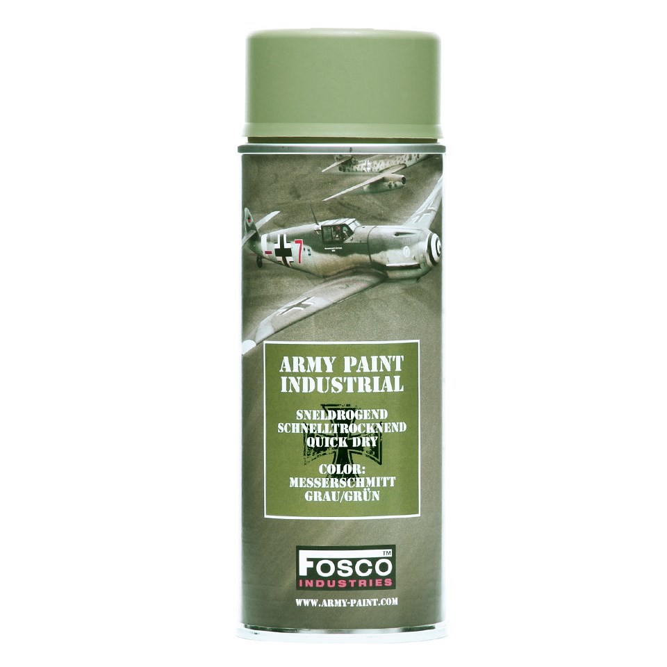 Levně FOSCO barva ARMY ve spreji 400ml MESSERSCHMITT ŠEDÁ/ZELENÁ
