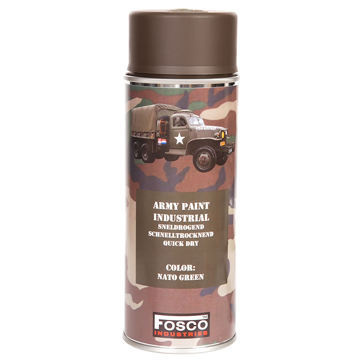 Levně FOSCO barva ARMY ve spreji 400ml ZELENÁ NATO
