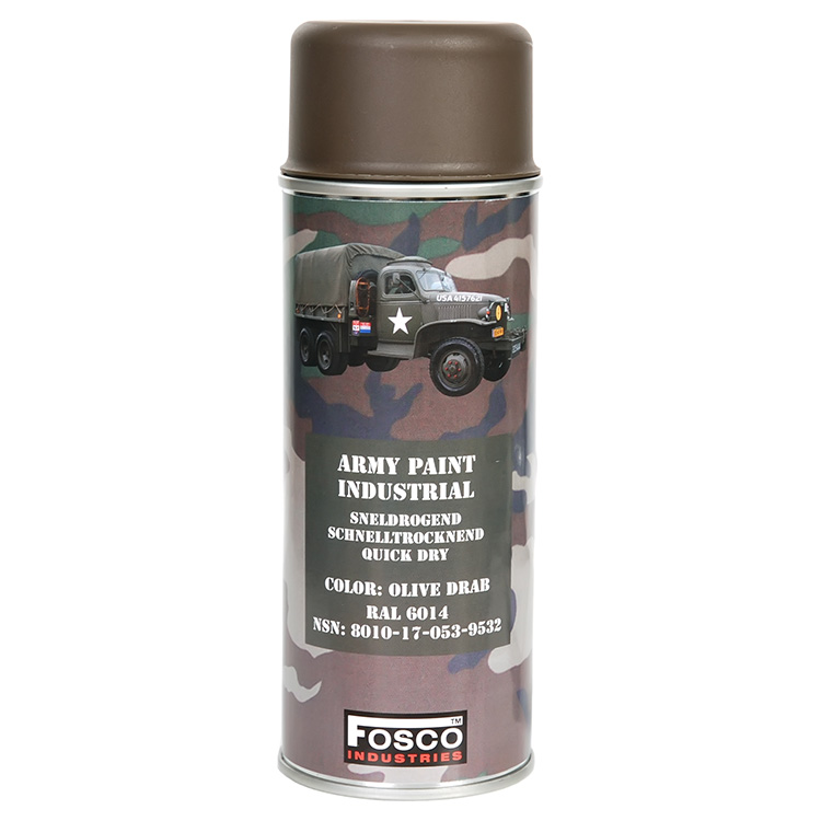 Levně FOSCO barva ARMY ve spreji 400ml RAL 6014 OLIVOVÁ