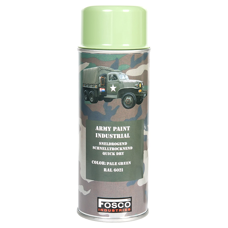 Levně FOSCO barva ARMY ve spreji 400ml RAL 6021 SVĚTLE ZELENÁ