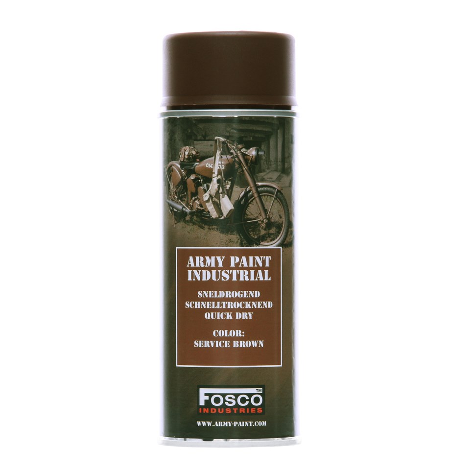 Levně FOSCO barva ARMY ve spreji 400ml SERVICE BROWN