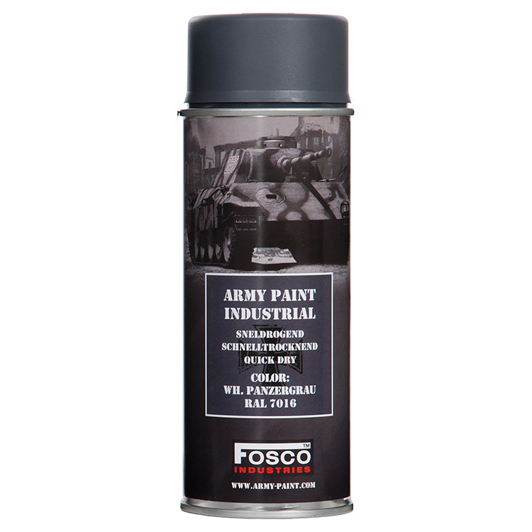 Levně FOSCO barva ARMY ve spreji 400ml RAL 7016 WH PANZERGRAU