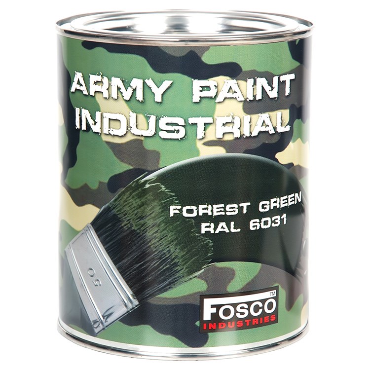Levně FOSCO barva ARMY nátěrová 1l RAL 6031 ZELENÁ LESNÍ