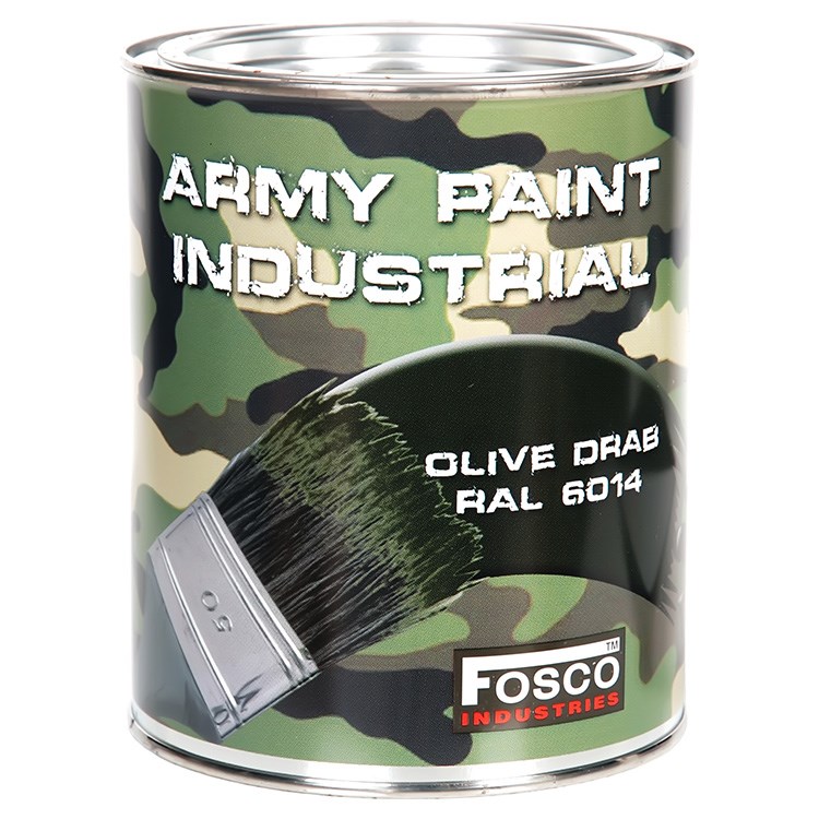 Levně FOSCO barva ARMY nátěrová 1l RAL 6014 OLIVOVÁ