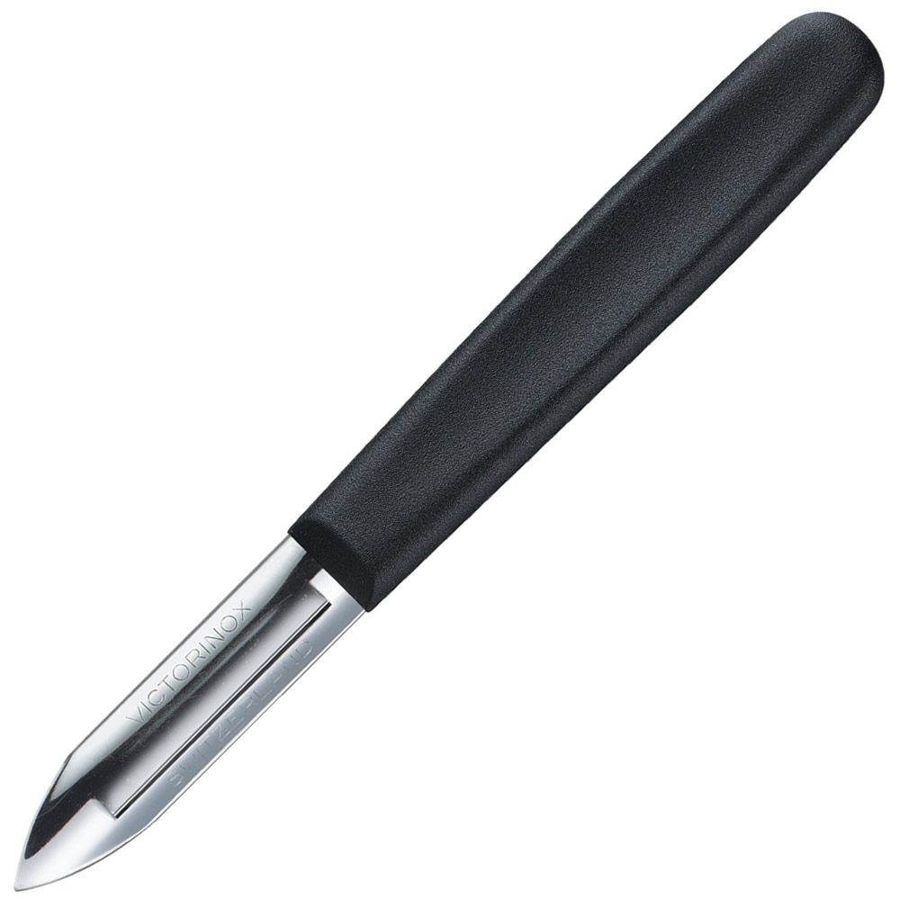 Levně VICTORINOX škrabka s plastovou střenkou pro praváky ČERNÁ