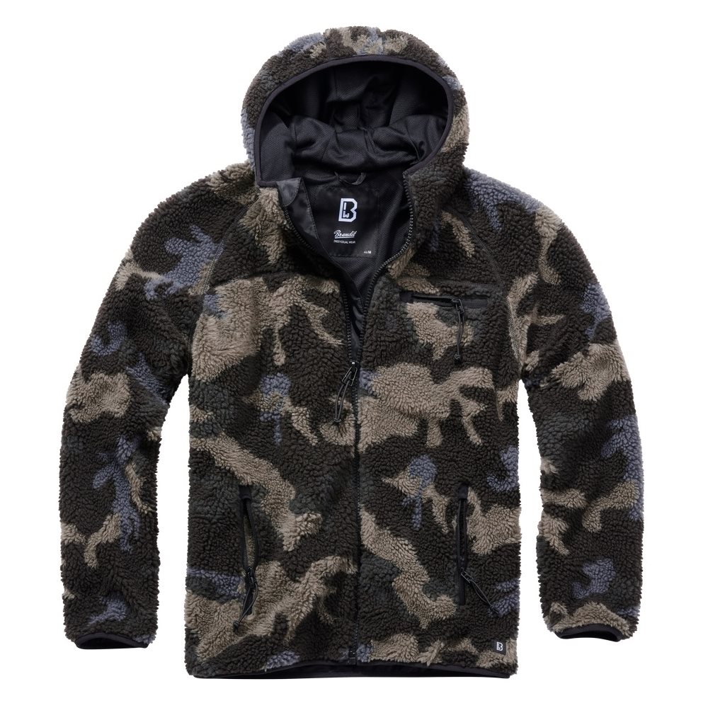 Levně Bunda WORKER zateplená DARK CAMO