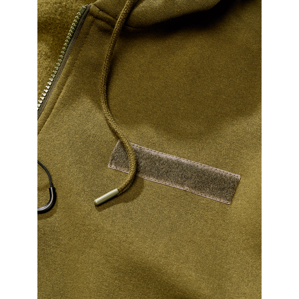 Mikina taktická na zip s kapucí Tactical Sweat Jacket ZELENÁ vel. L